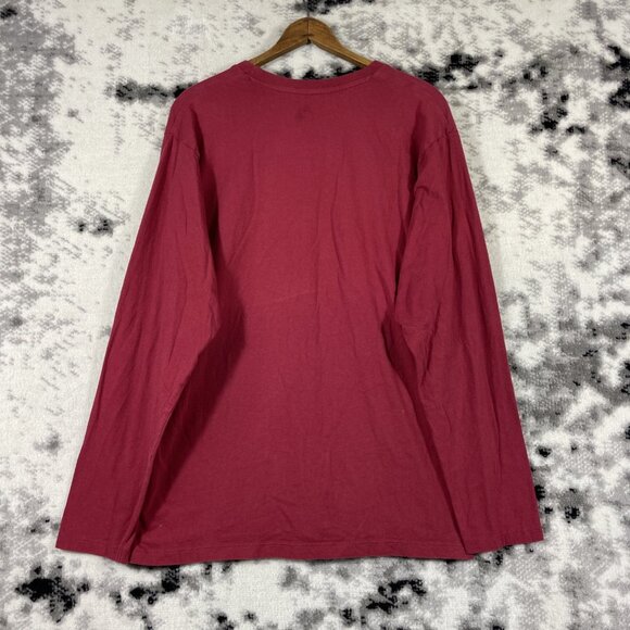 Duluth Trading Co Mountain Hardwear Shirt Mens Size Large Red Long Sleeve - Picture 4 of 15